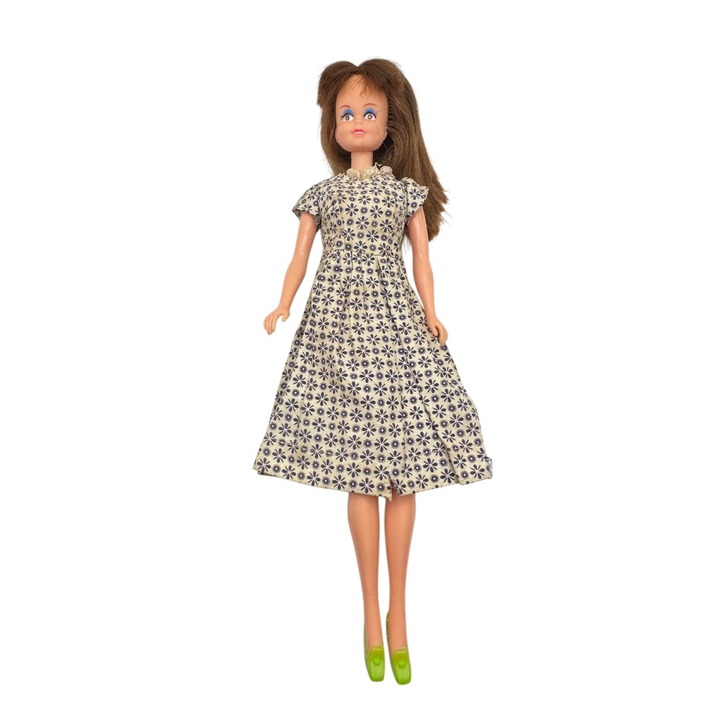 Vintage 1968 Princess Grace Doll Hong Kong Fashion Doll Brunette Rooted Lashes